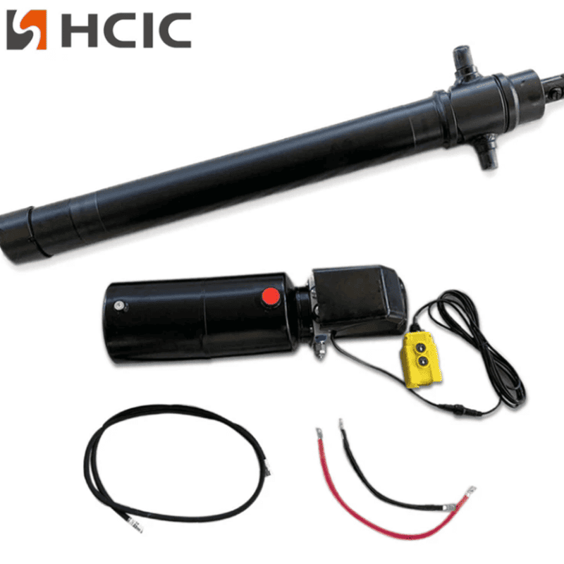 4TG-E90-1000 டிரெய்லர் ஹைட்ராலிக் சிலிண்டர் + கஸ்டம் பவர் யூனிட் காம்போ