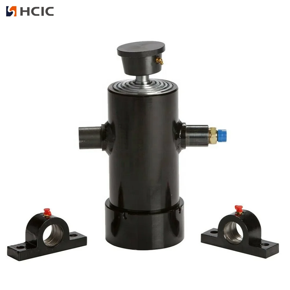 டில்டிங் டிரெய்லர் சேஸ் சிறிய தொலைநோக்கி ஹைட்ராலிக் சிலிண்டர்